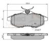 COMLINE ADB01145 Brake Pad Set, disc brake
